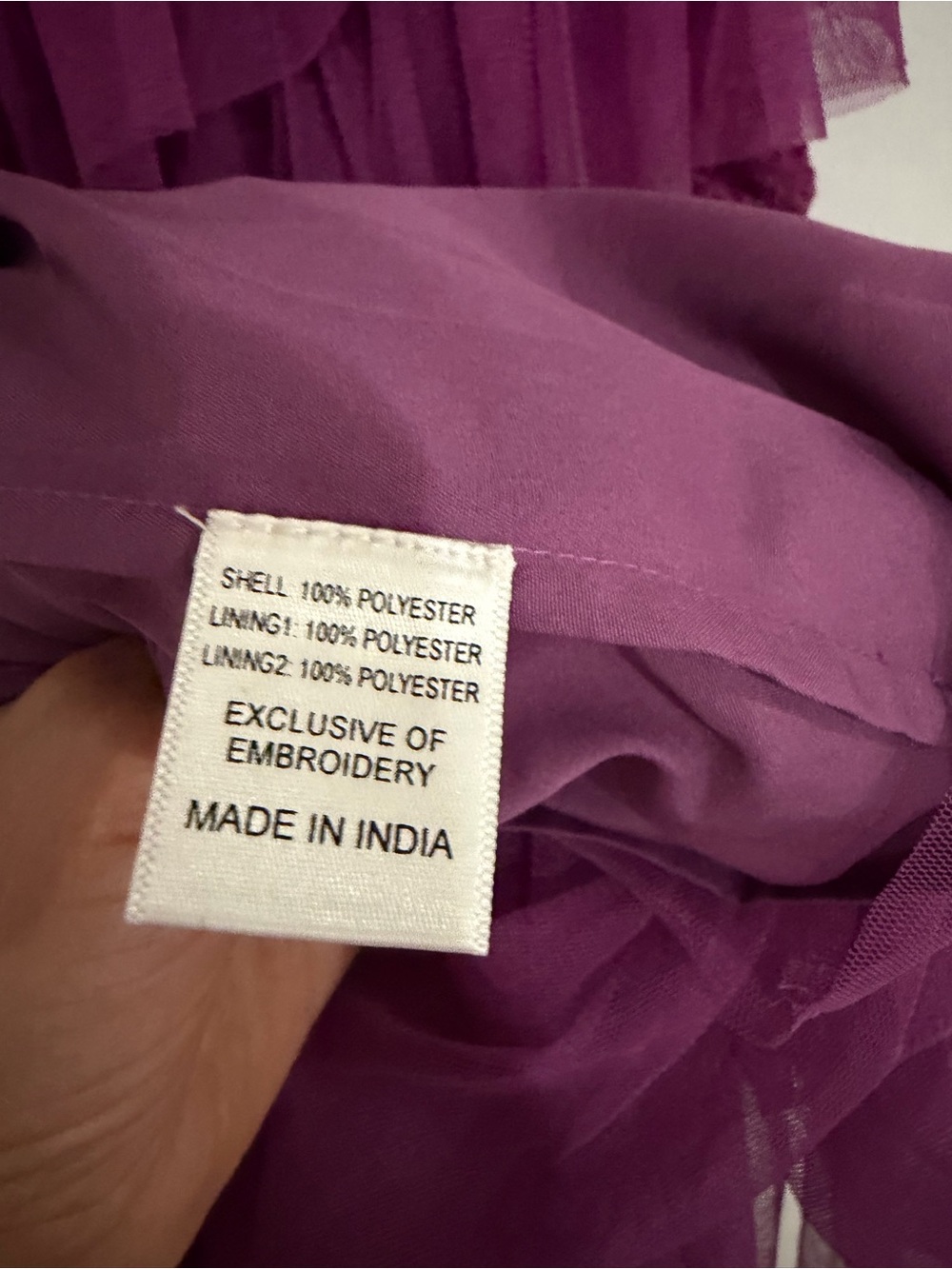 JessaKae Tiered Tulle Maxi Dress XL Plum Fairycore Renaissance    Regencycore - Picture 9 of 11